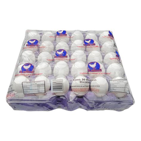 Huevo Blanco El Huizache 30 Piezas