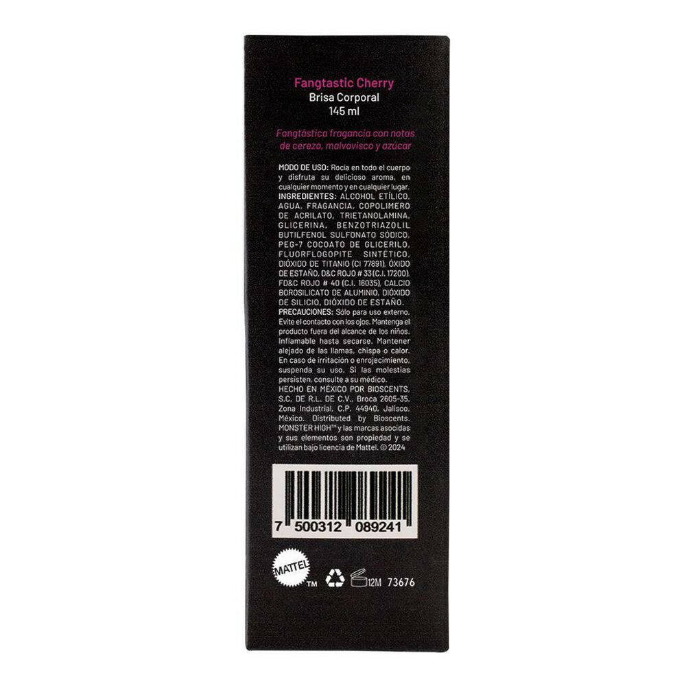 Body Fragance Monster High Fangtastic Cherry Draculaura 145 ml image number 1
