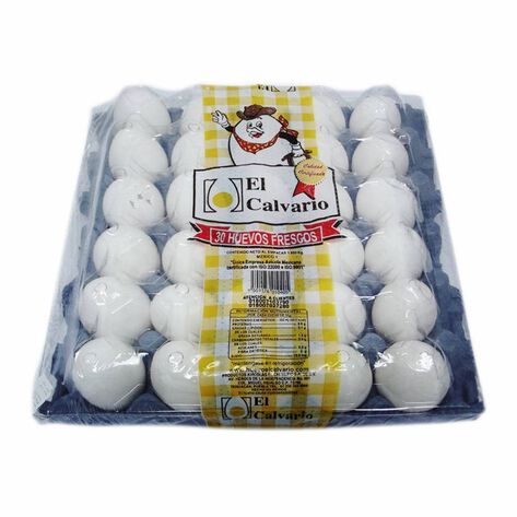 Huevo Blanco Calvario 30 Piezas