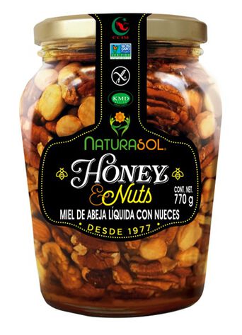 Miel de Abeja y Nueces  Naturasol 770 g