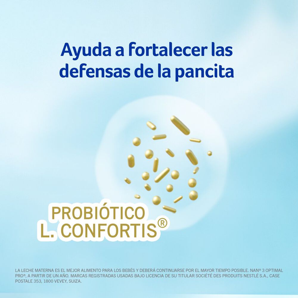 F&oacute;rmula Infantil Etapa 3 Nan Optimal Pro 2/1.5 Kg image number 6