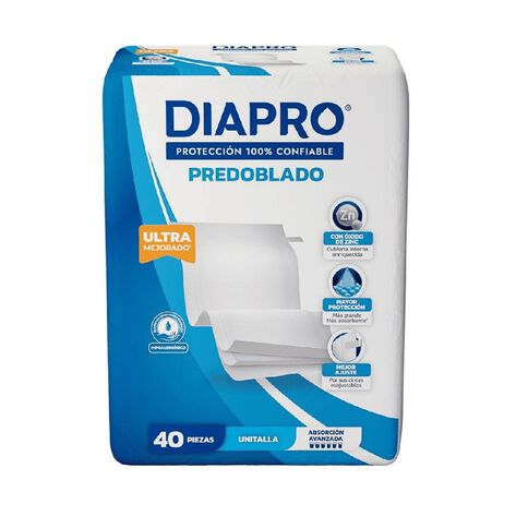 PA&Ntilde;AL PREDOBLADO DIAPRO 40 PZ