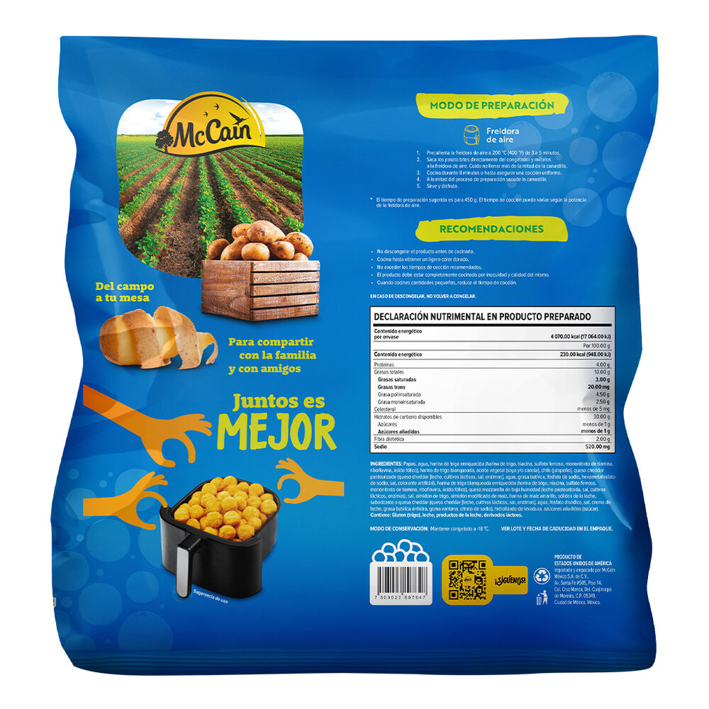 Potato Bites Mc Cain 1.8 Kg image number 1
