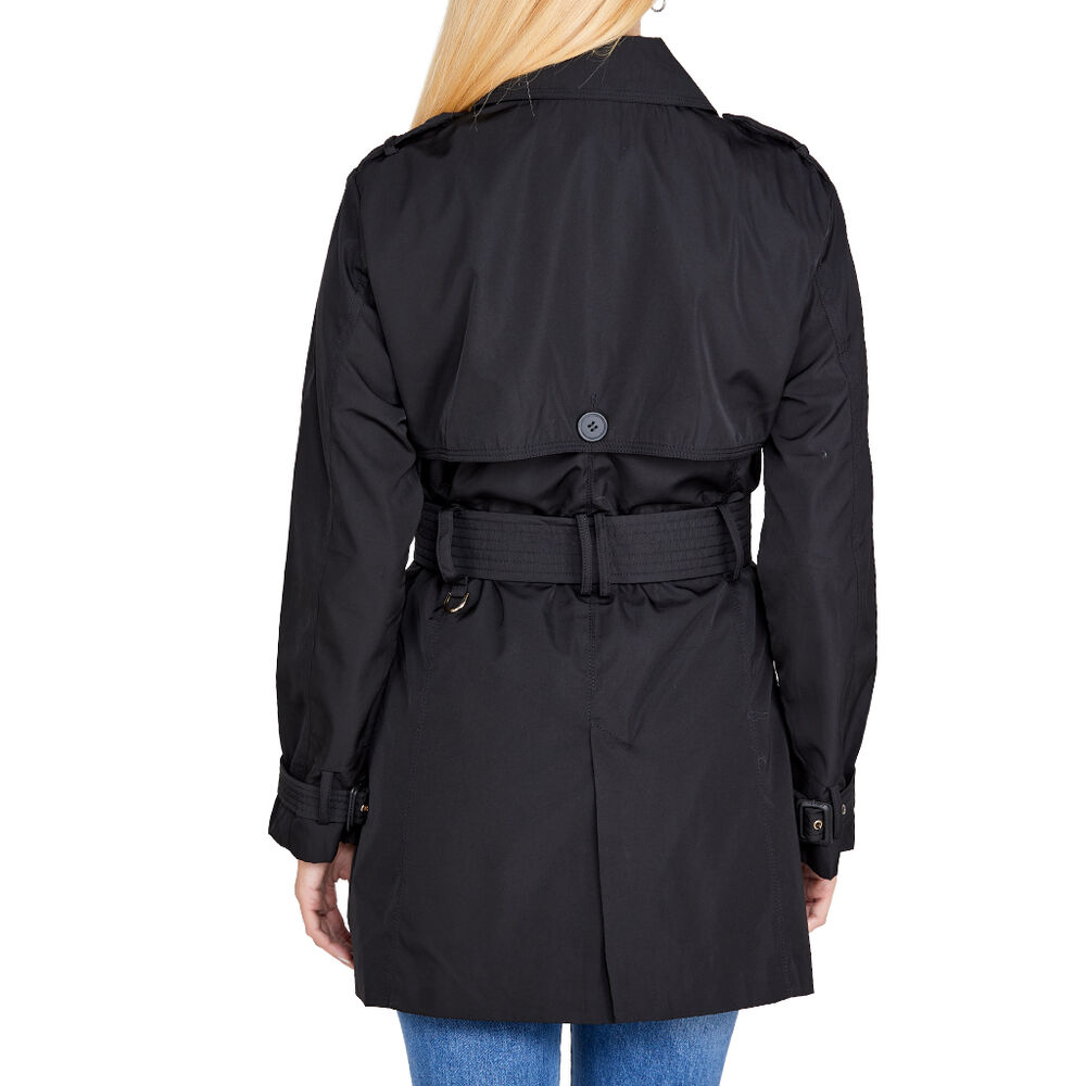 Gabardina con botones Negro talla CH Ann Miller image number 1