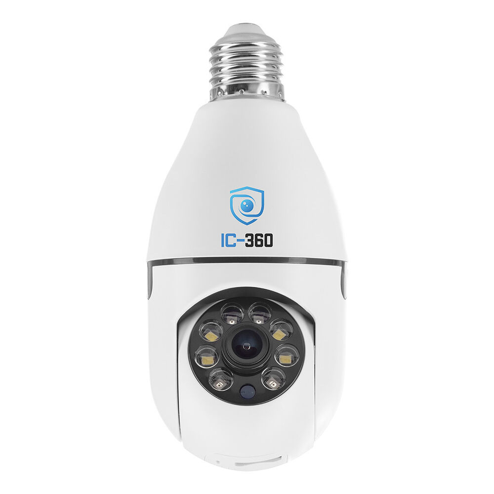 Foco Con C&aacute;mara IC-360 Blanco 2 Piezas image number 1
