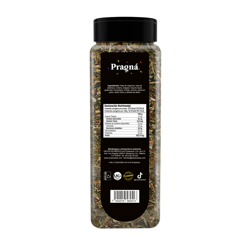 Sazonador Finas Hierbas Pragna 1/215 G image number 1