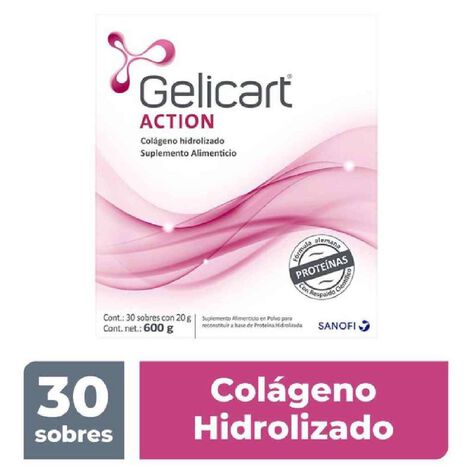 Colageno Hidrolizado Gelicart Action 20 g