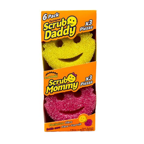 Fibras Flex Texture Scrub Daddy + Scrub Mommy 3 pz c/u