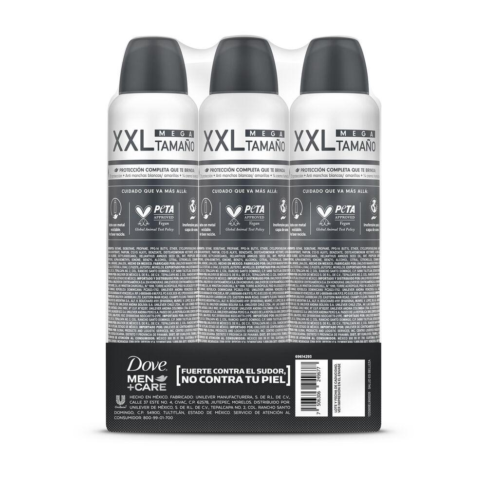 Antitranspirante en Aerosol para Men + Care Invisible  Dove 3/250 ml image number 1