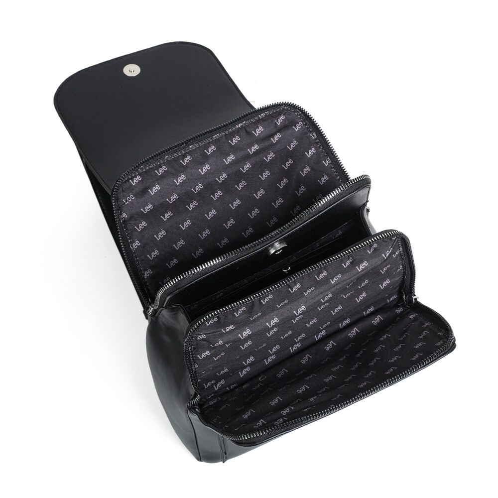 Bolsa Back Pack Negro para dama Lee image number 4