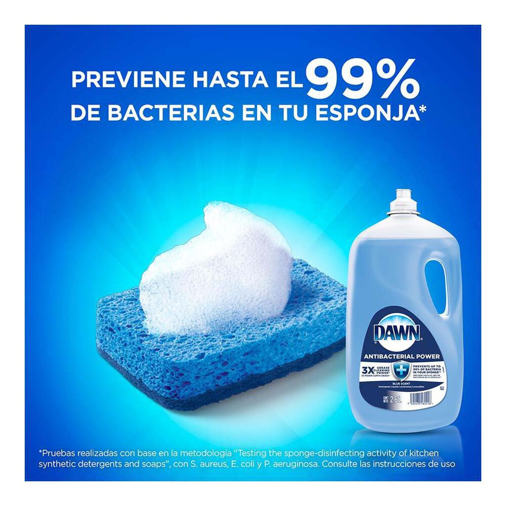 Lavatrastes L&iacute;quido Antibacterial Power Dawn 2.6 L image number 2