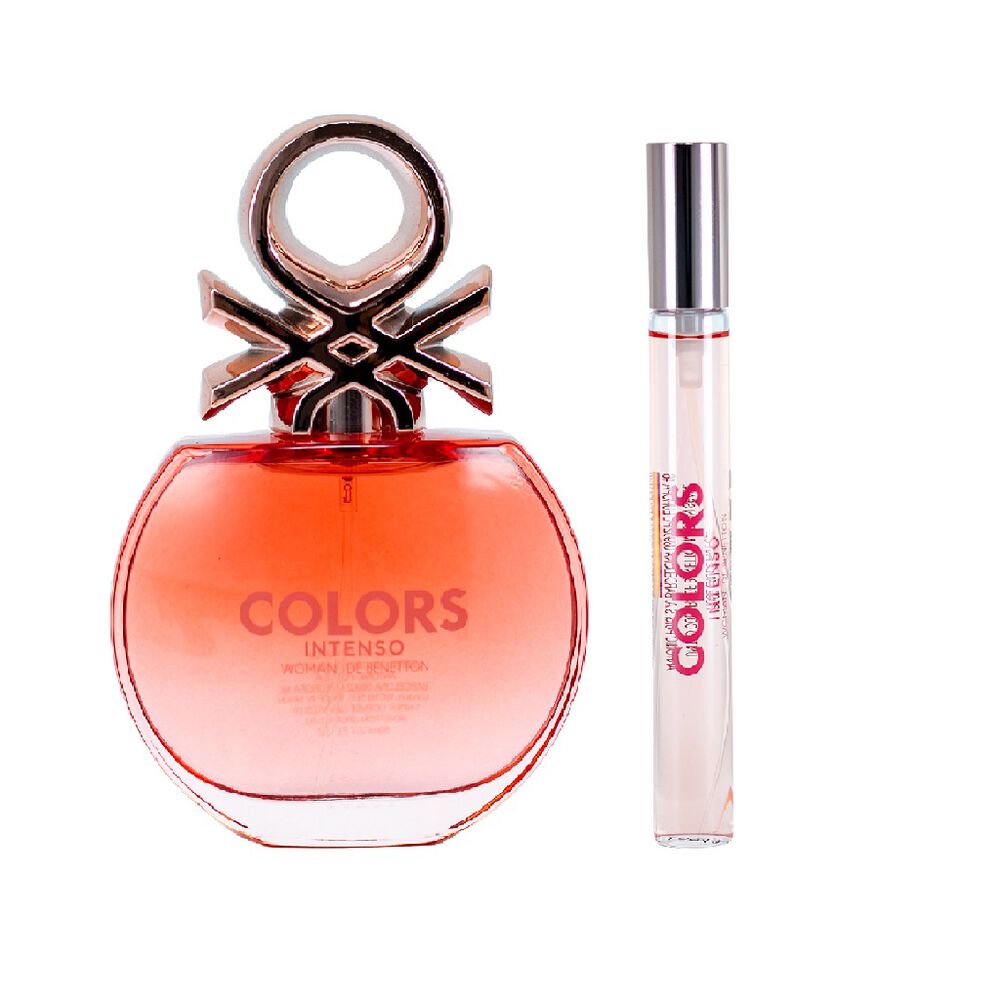Set de fragancia para dama Benetton Colors Rose Intense 80 ml Edp image number 1
