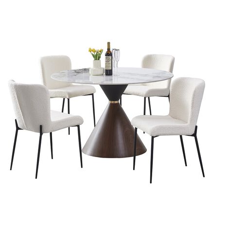Comedor Redondo 4 Personas Sintered Stone Members Choice