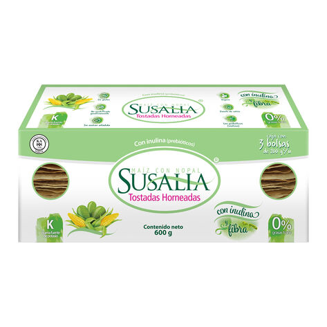 Tostadas Horneadas con Nopal  Susalia 3/200g