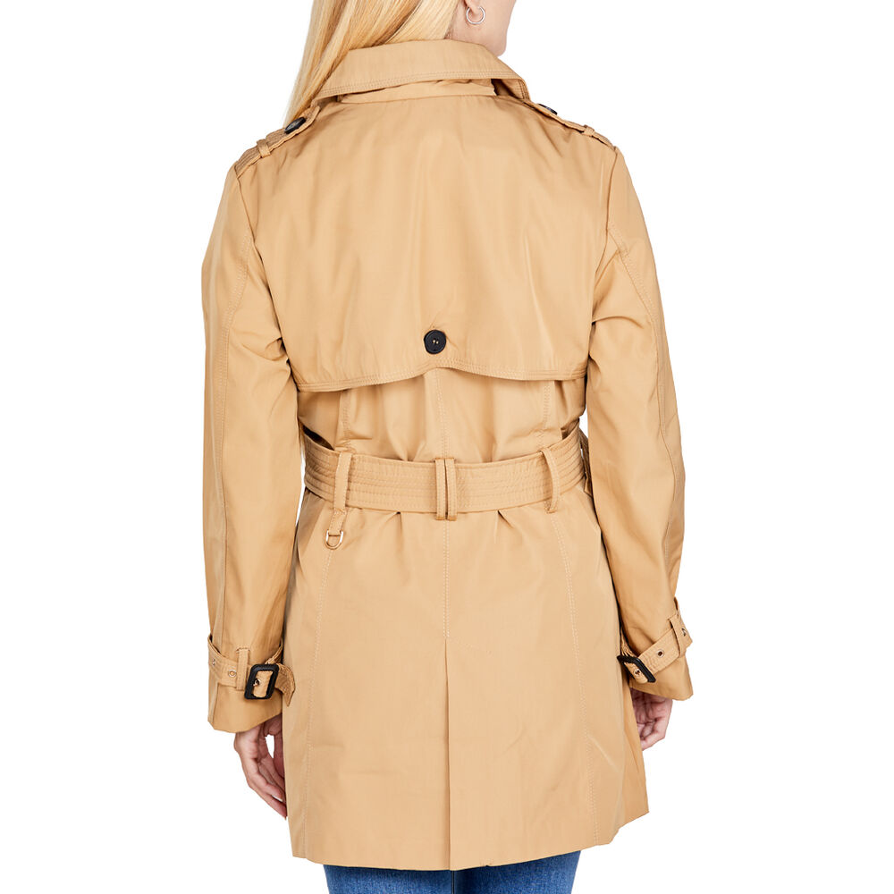 Gabardina con botones Caf&eacute; talla G Ann Miller image number 1