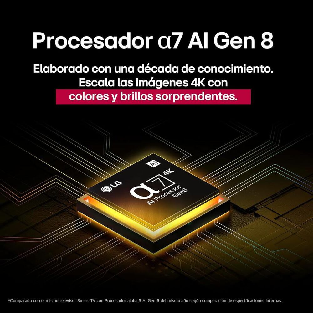 Pantalla 55" LG 4K UHD AI Smart TV 55UA8050PSA image number 2