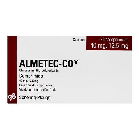 Almetec-Co 40/12.5mg Cmpr 28