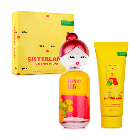 Estuche para Dama Benetton Sisterland Yellow Peony