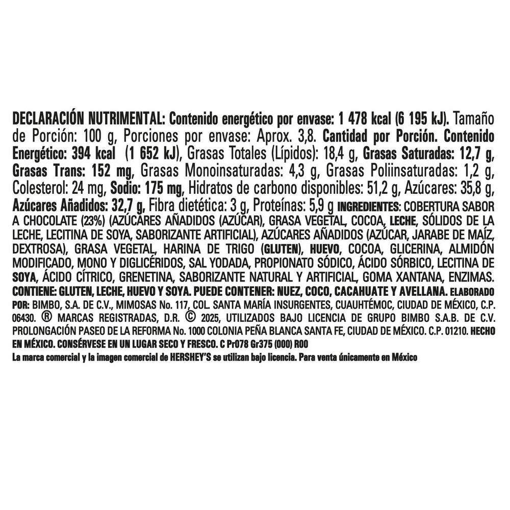 Pastelito Hersheys 15/40 g image number 2