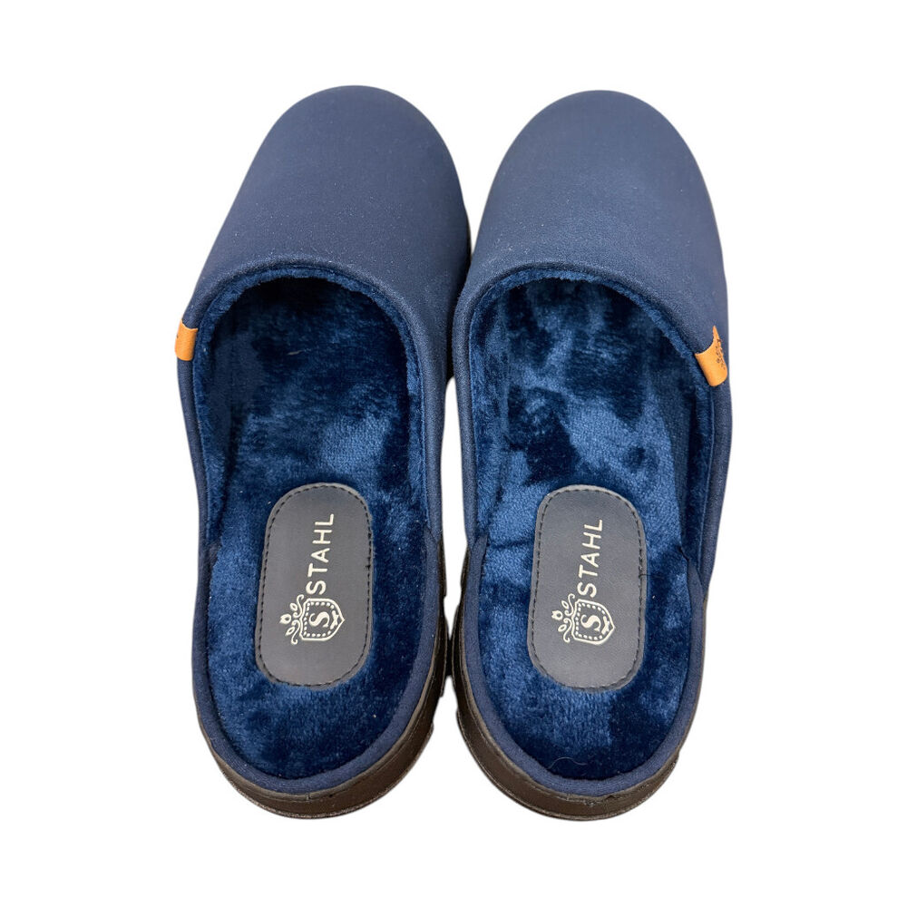 Pantufla Caballero Lisa Azul M T26 Stahl image number 6