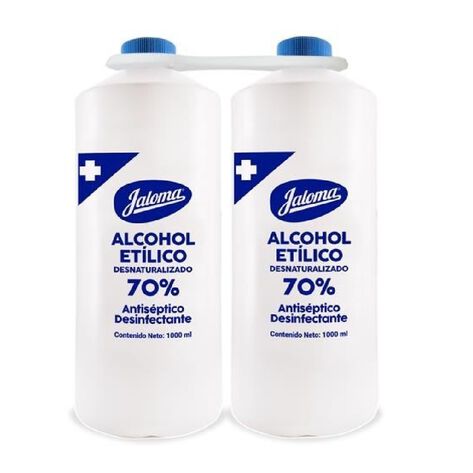 Alcohol Jaloma de 1 litro 2 pack