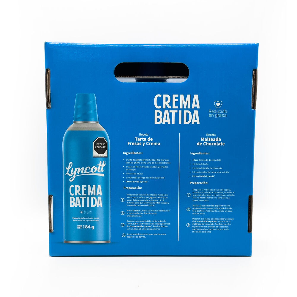 Crema Batida Lyncott 3pack  3/184 gr image number 2