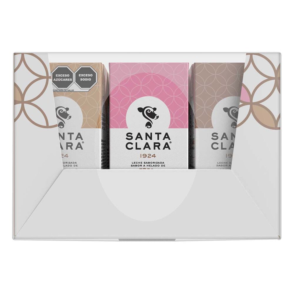 Leche Saborizada UHT Varios Sabores Santa Clara 27/180 ml image number 1