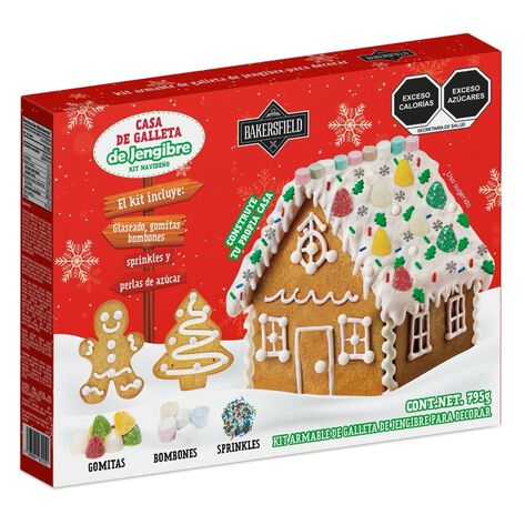 Kit Casa de Galleta de Jengibre Bakersfield 795 g