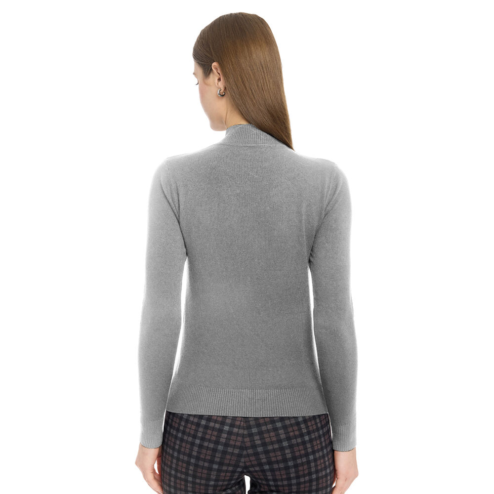 Sueter tejido gris talla G Nine West image number 1