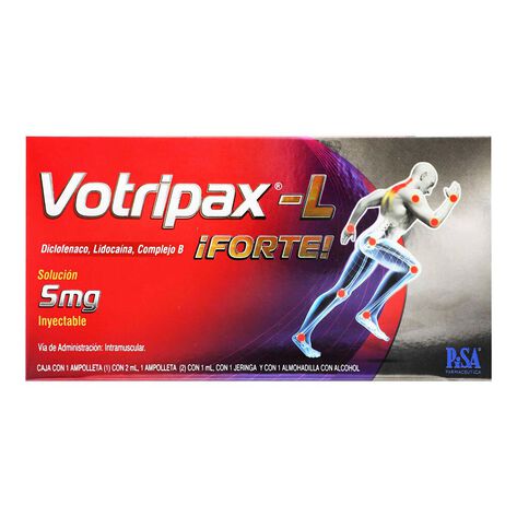Votripax-L Forte 5mg Sol con 2 Amp