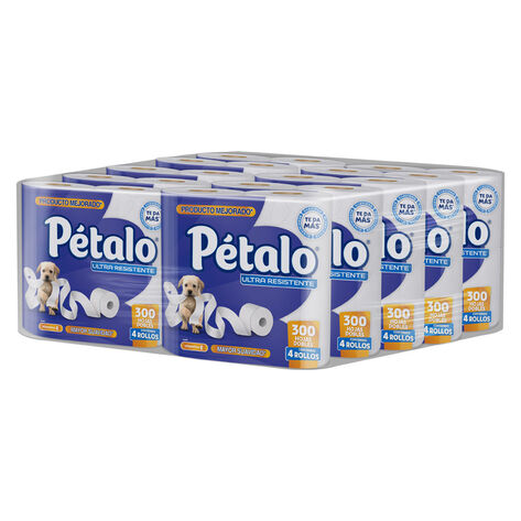 Papel higi&eacute;nico P&eacute;talo Ultra Resistente 14 Rollos