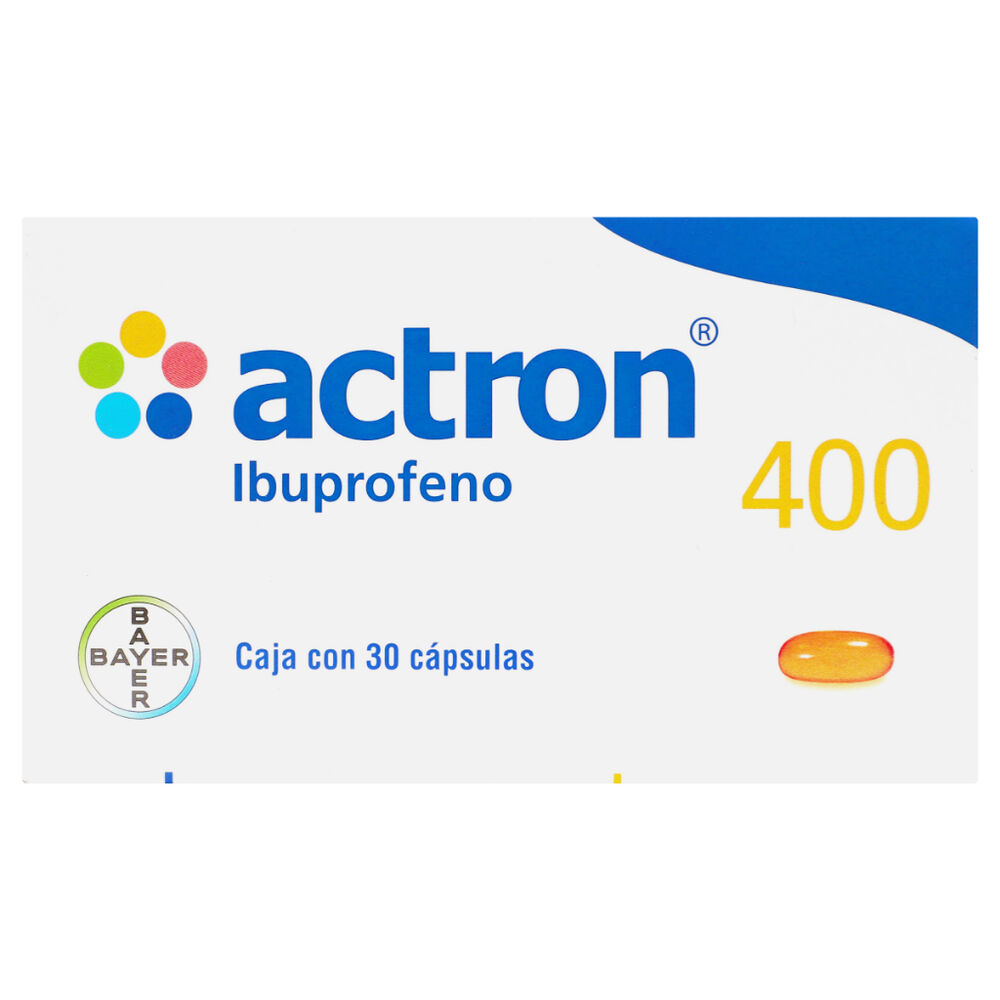 Actron 400 mg 30 Cápsulas image number 0