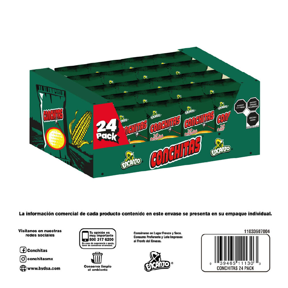 Conchitas Sal Encanto 24/64 gr image number 1