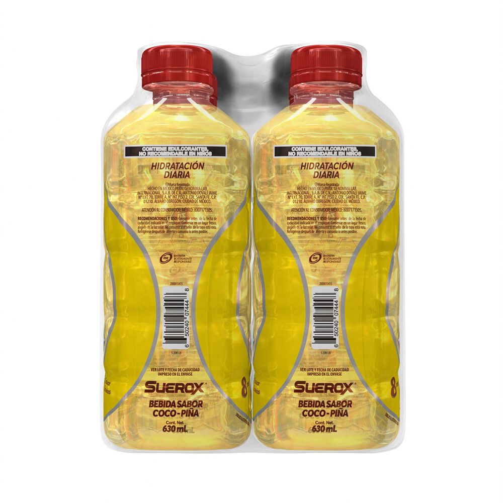 Bebida Sabor Coco Pi&ntilde;a Suerox 6/630 ml image number 4