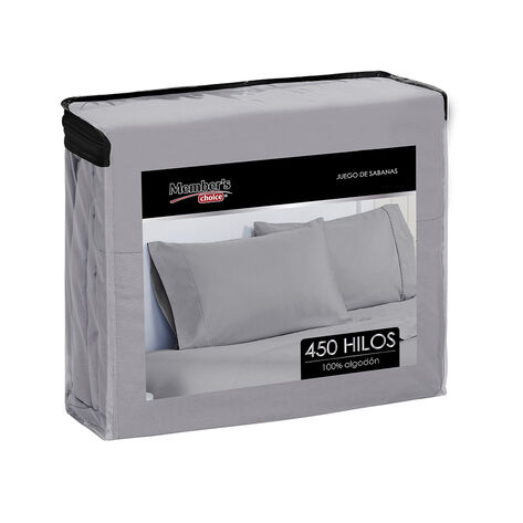 Sabana 450 Hilos Queen Gris Member&rsquo;s Choice
