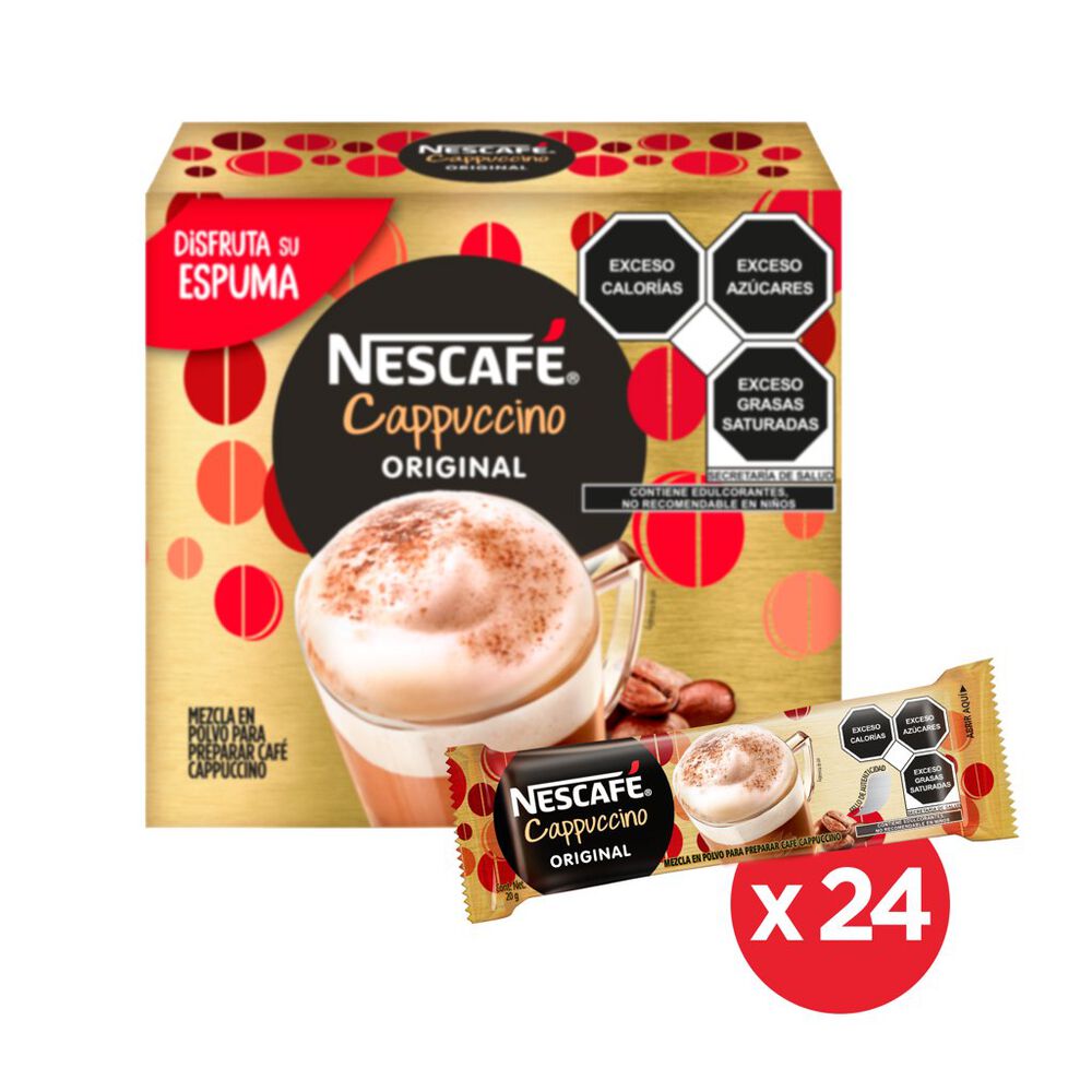 Caf&eacute; Cappuccino Original Nescaf&eacute; 24/20 g image number 7