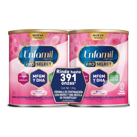 F&oacute;rmula Infantil Etapa 6-12 Meses Enfamil Pro Select  1.8 kg
