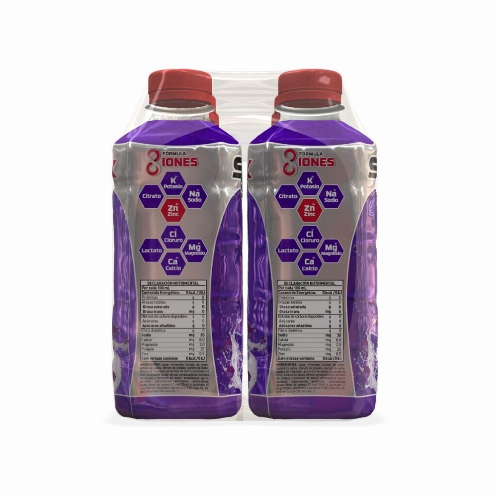 Suero Oral Sabor Uva Suerox 6/630 ml image number 1