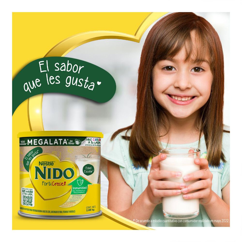 Leche en Polvo Fortificada Nido  2.8 Kg image number 5
