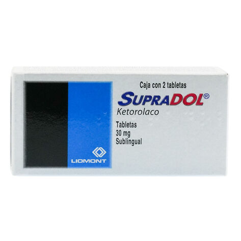 Supradol 30mg Tab Subling con 2