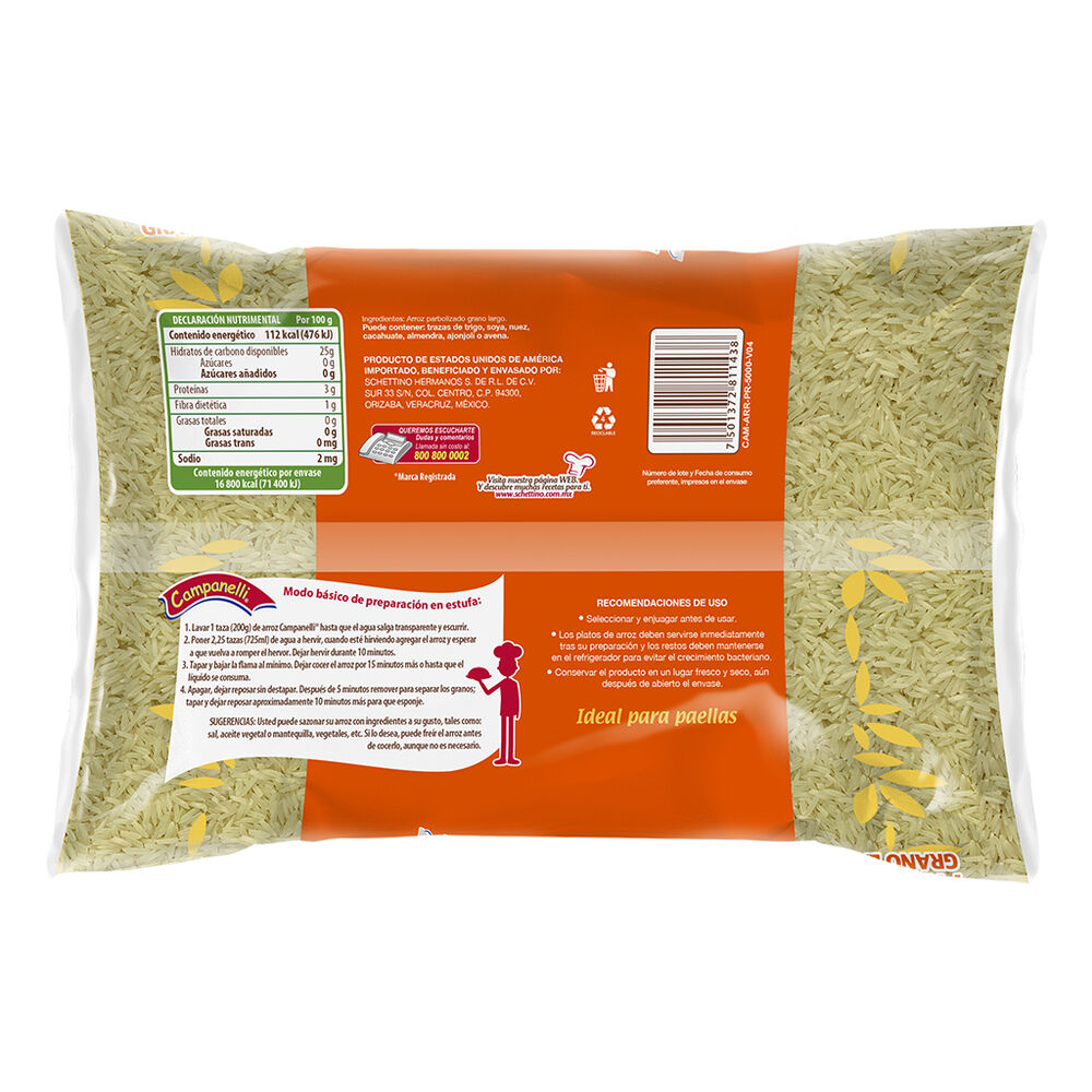 Arroz Precocido Campanelli 5 Kg image number 1