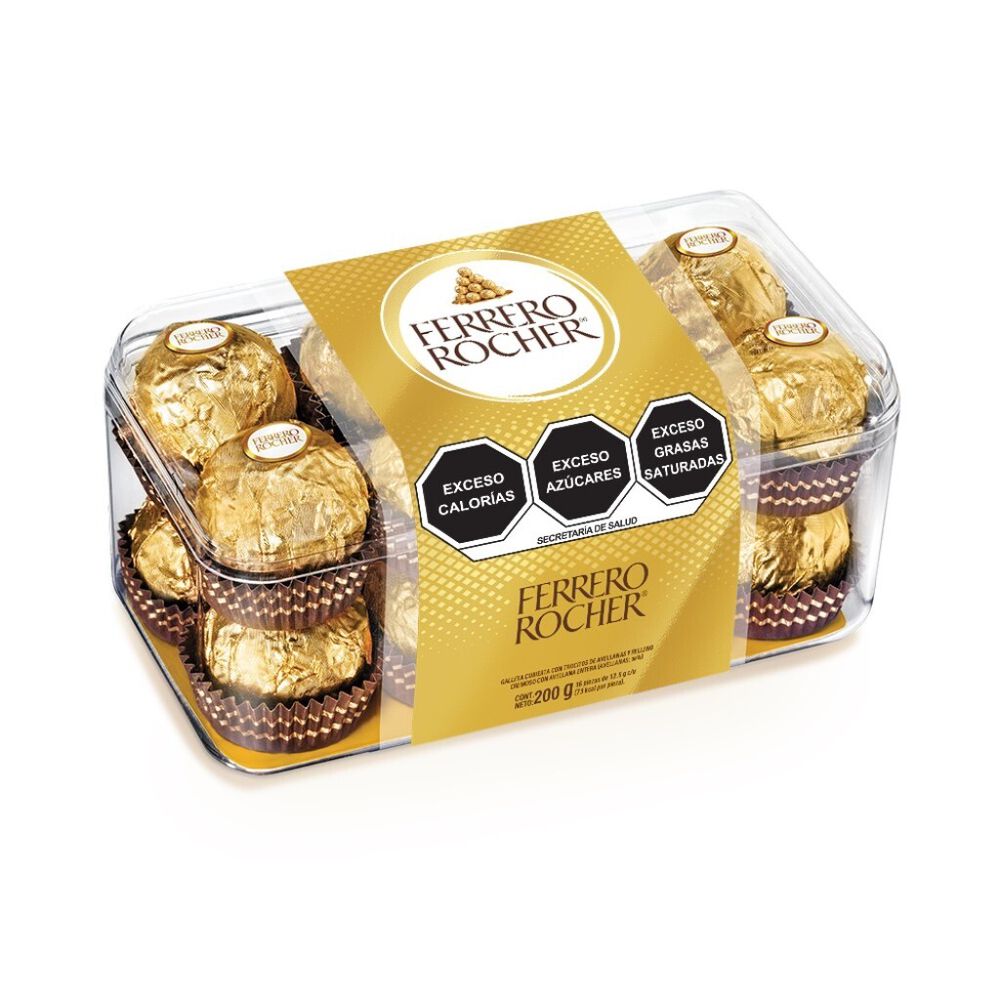 Chocolate Ferrero Rocher Caja Con 16 Piezas image number 2