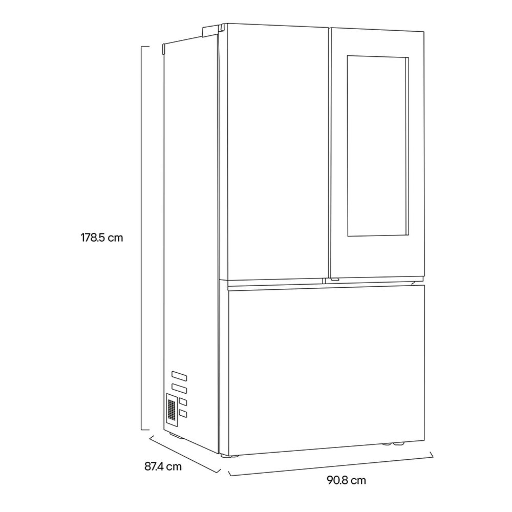 REFRIGERADOR LG FRENCH DOOR INSTAVIEW 32 PIES image number 7