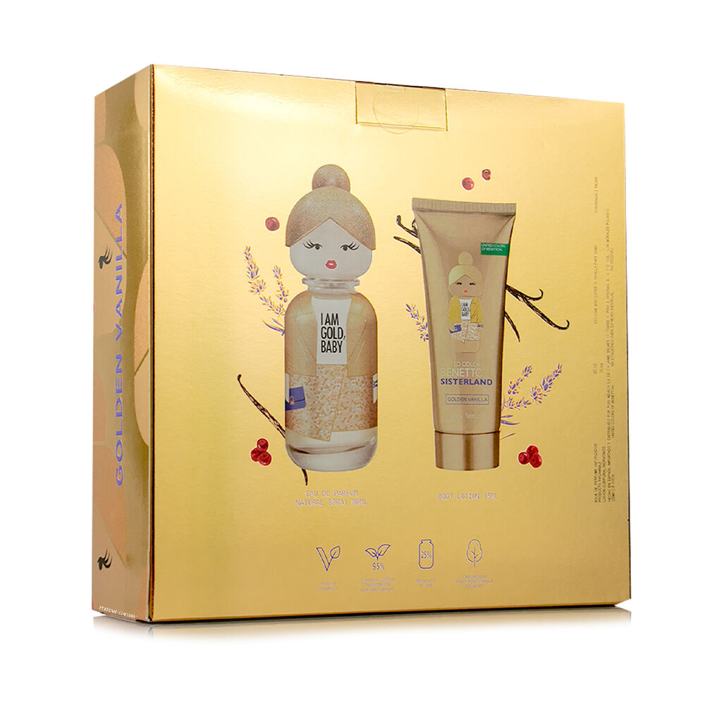 Estuche para Dama Benetton Sisterland Golden Vainilla image number 2