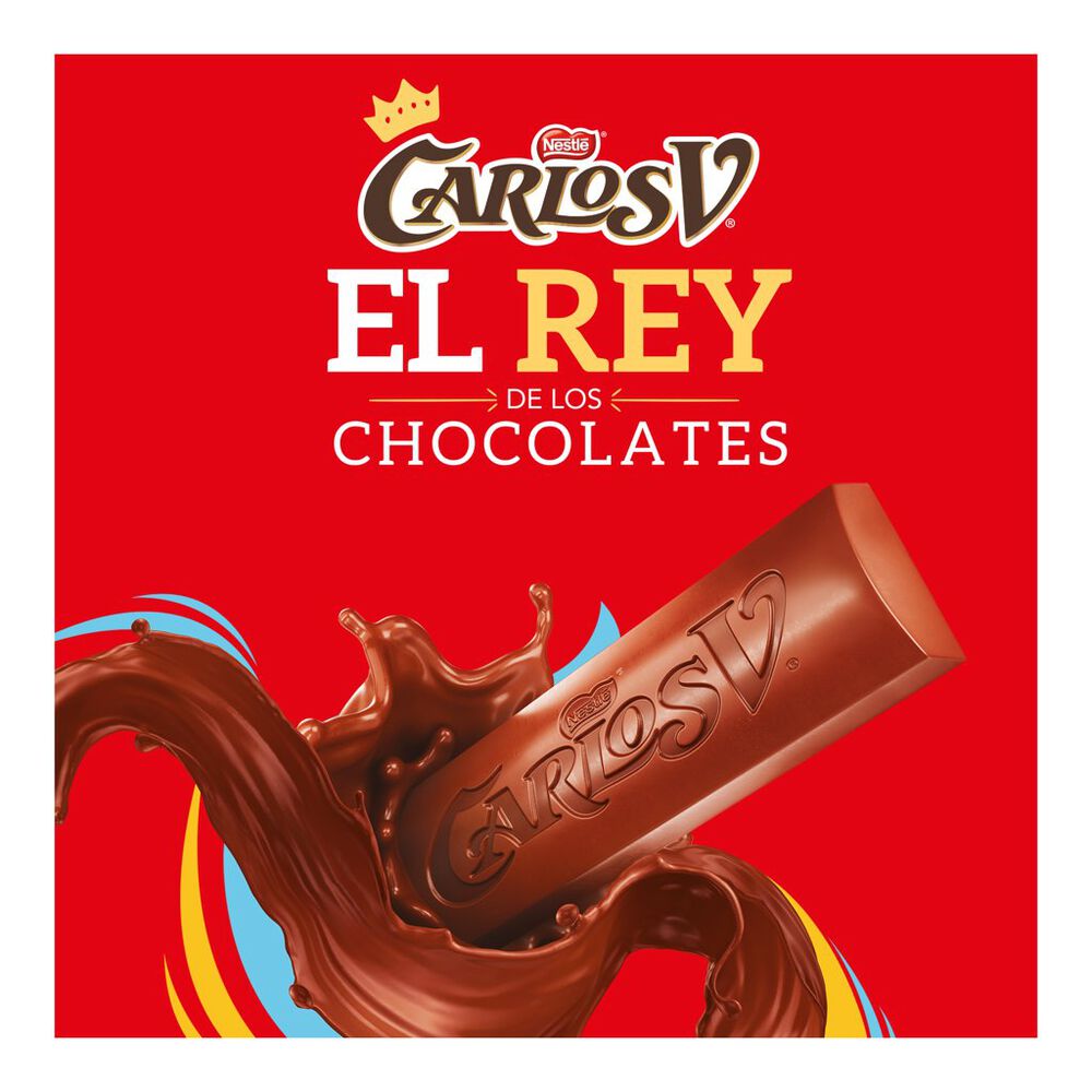 Chocolate en Barra Carlos V 27/18 g image number 6