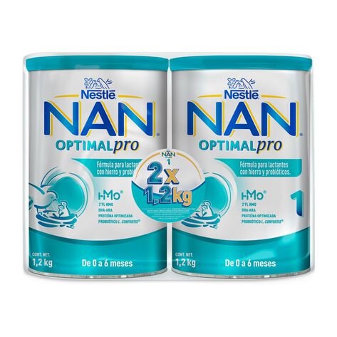 F&oacute;rmula Infantil Etapa 1 Nan Optimal Pro 2/1.2 Kg