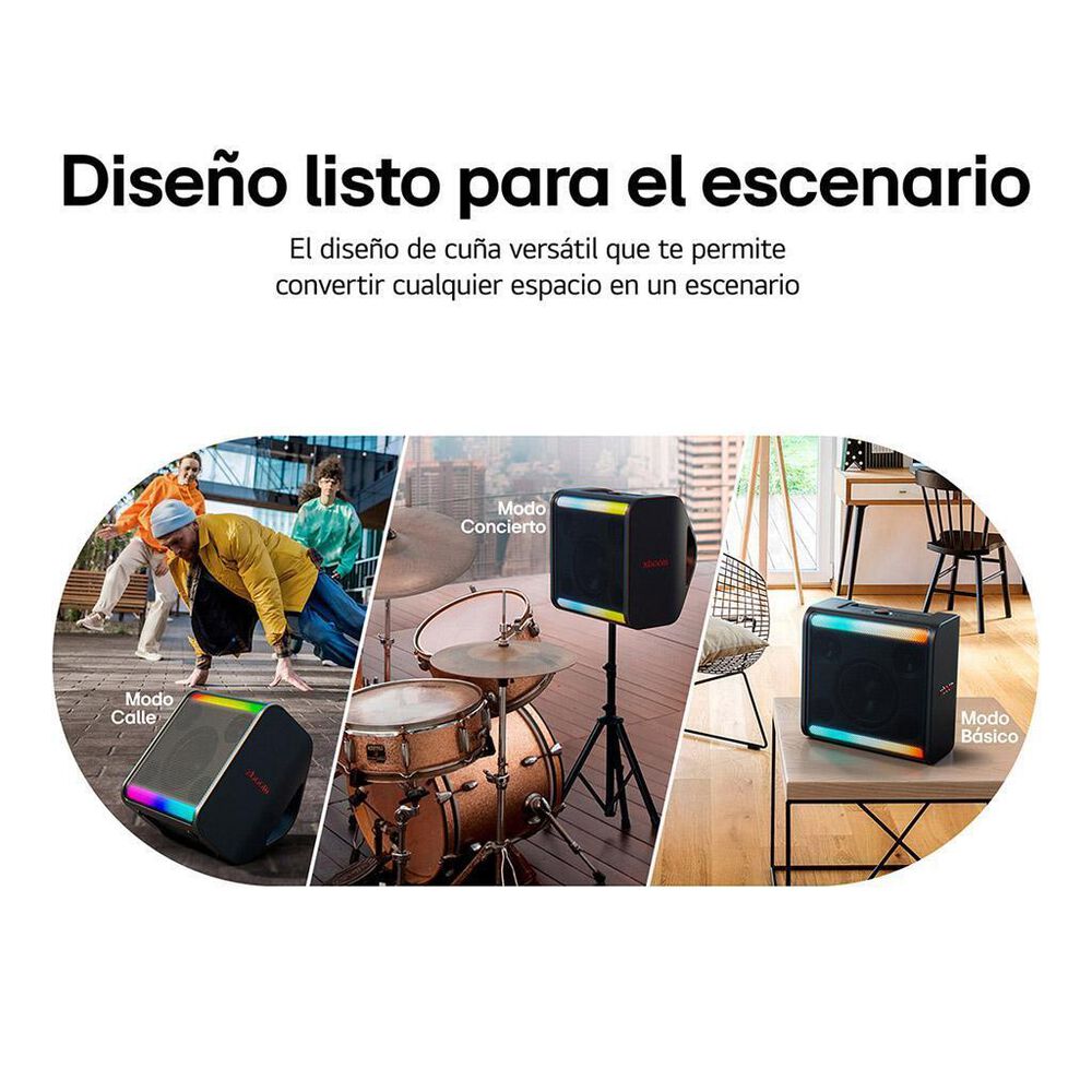 Bocina Bluetooth Port&aacute;til  LG XBOOM Stage 301 by will.i.am image number 9