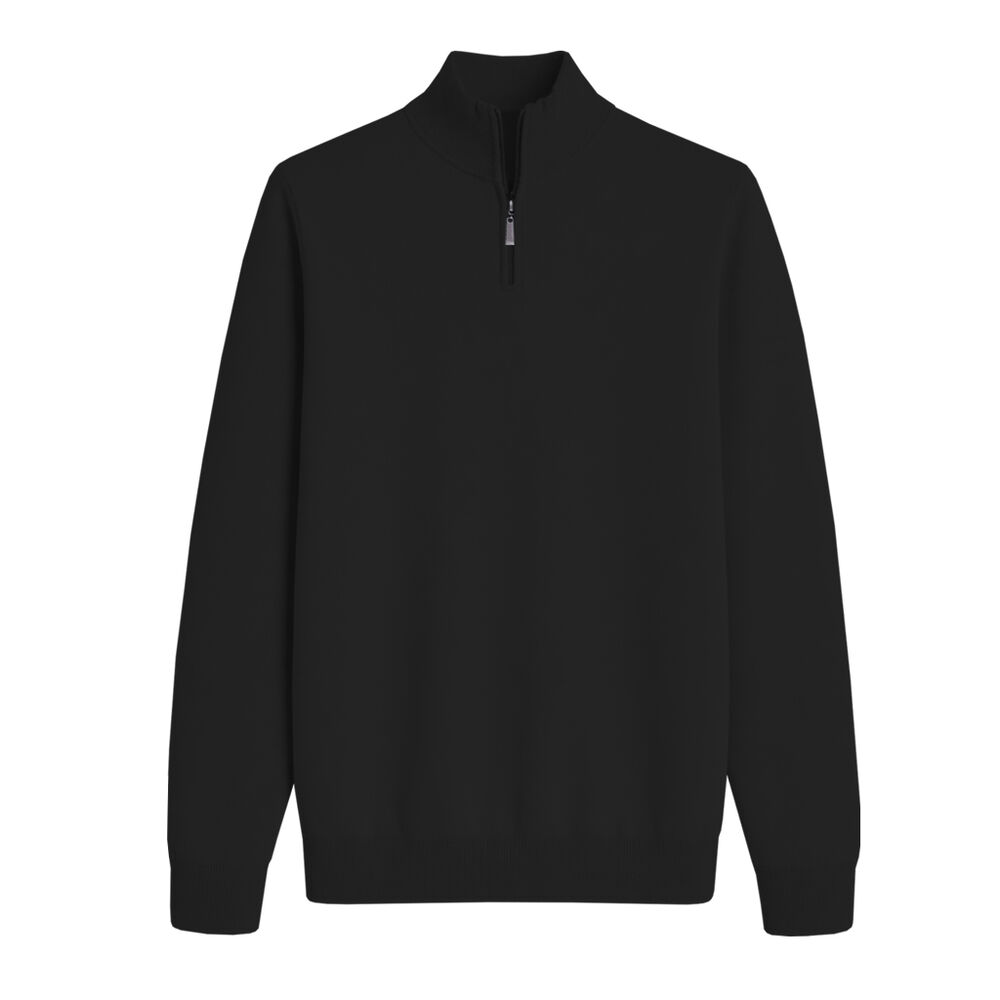 Sueter Quarter Zip Negro TM Member's Choice image number 1