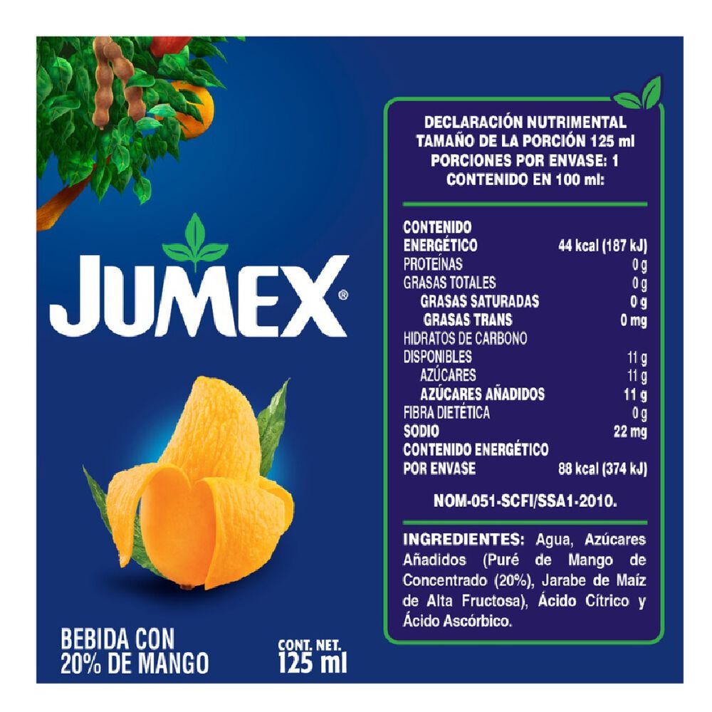 Jugo Sabores Surtidos Jumex Mini Brick 50/125 ml image number 5