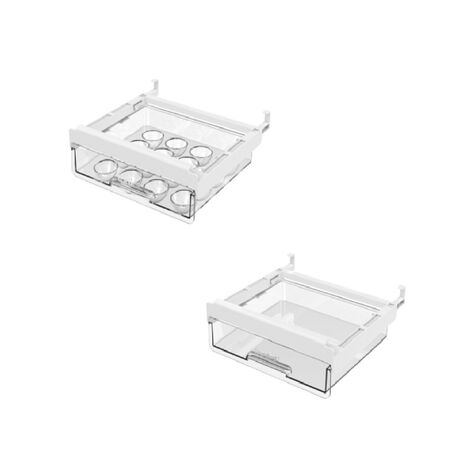 2 Pack de Organizadores de Refrigerador Expandibles